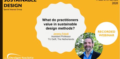 Watch: What do practitioners value in sustainable design methods?