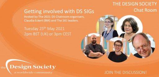 Watch: The Design Society Chat Room: Getting involved with DS SIGs