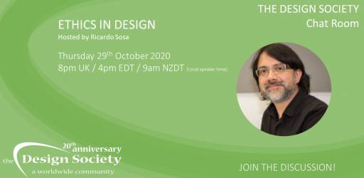 Watch: The Design Society Chat Room: Ethics in Design