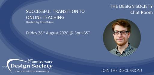 Watch: The Design Society Chat Room: Successful Transition to Online Teaching